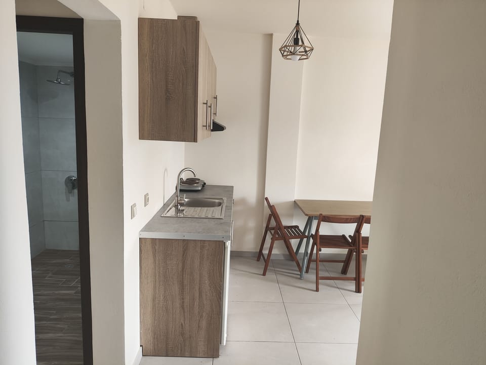 Apartment | Desk, laptop workspace, blackout drapes, soundproofing