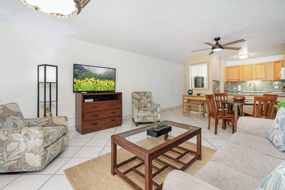 Spacious living space.