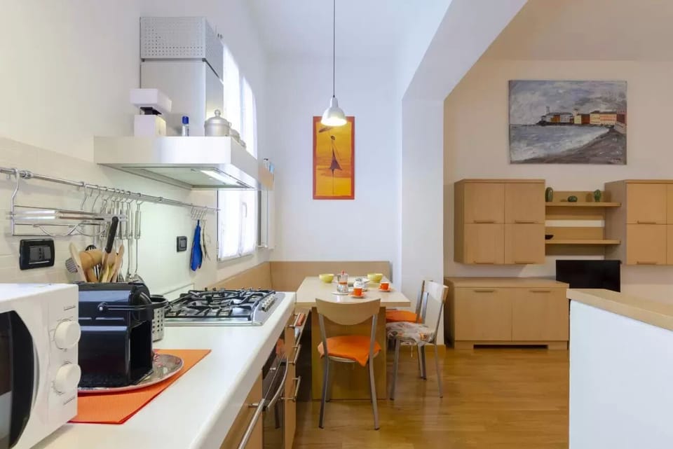 Apartment, 1 Queen Bed with Sofa bed, Balcony | Private kitchenette | Fridge, microwave, oven, stovetop