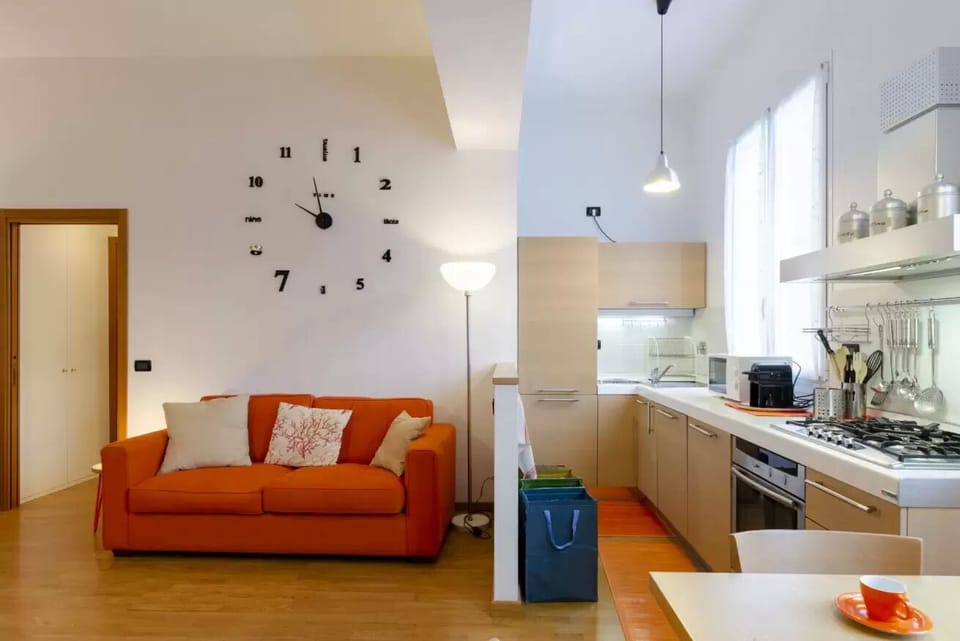 Apartment, 1 Queen Bed with Sofa bed, Balcony | Private kitchenette | Fridge, microwave, oven, stovetop