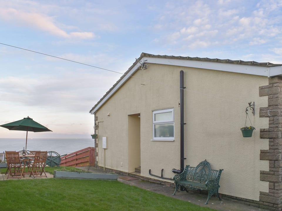 Garden | Sea Views Three - 38 - Sea View Cottages, Knipe Point, near Cayton