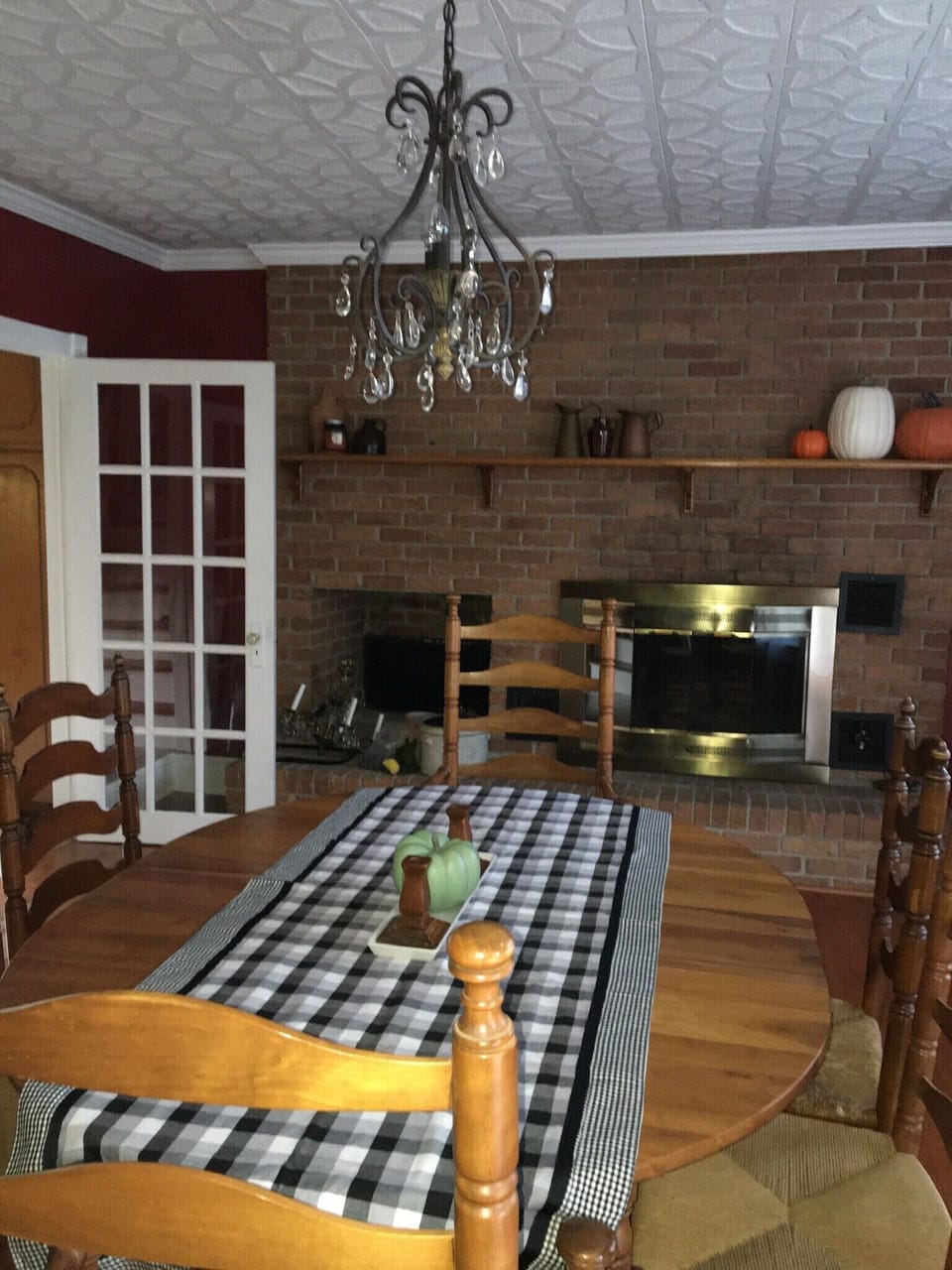 Feel free to cook in our kitchen and dine in our dining room