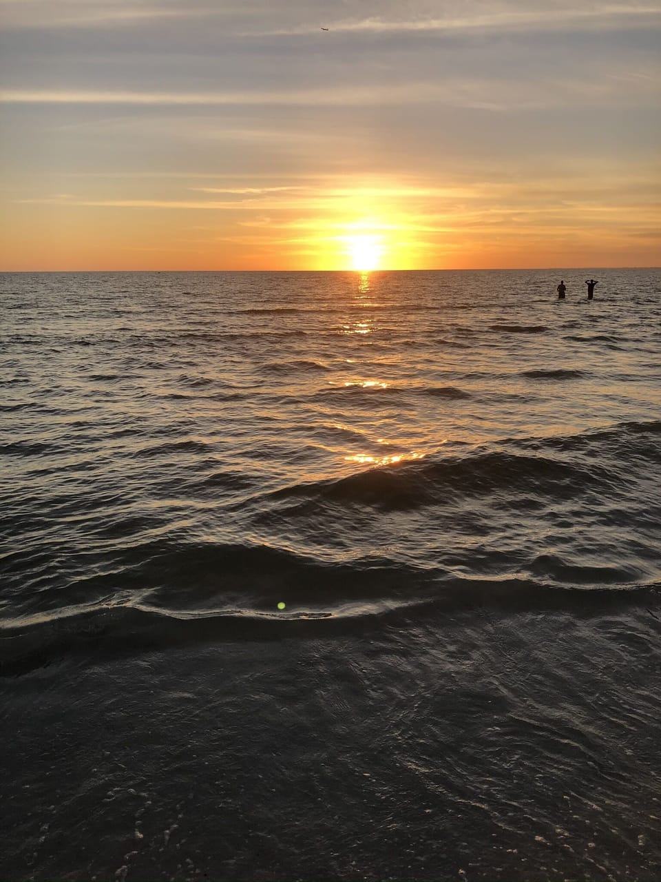 Sunset on the beach