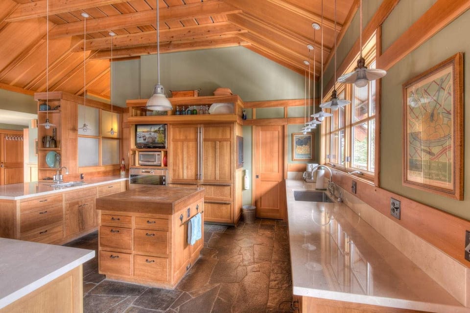 Luxury House, Multiple Beds, Hot Tub, Mountain View (Northstar Palace) | Private kitchen | Coffee/tea maker, fridge, microwave, oven