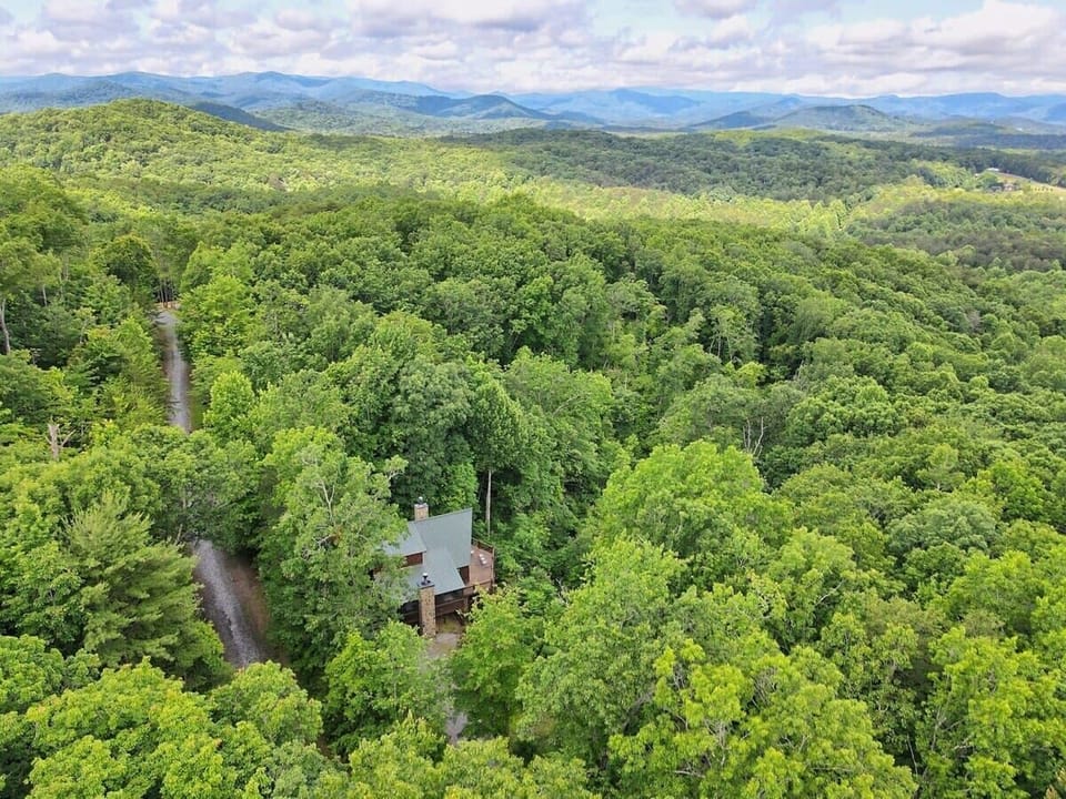 Overlooking the Blue Ridge Mountains!