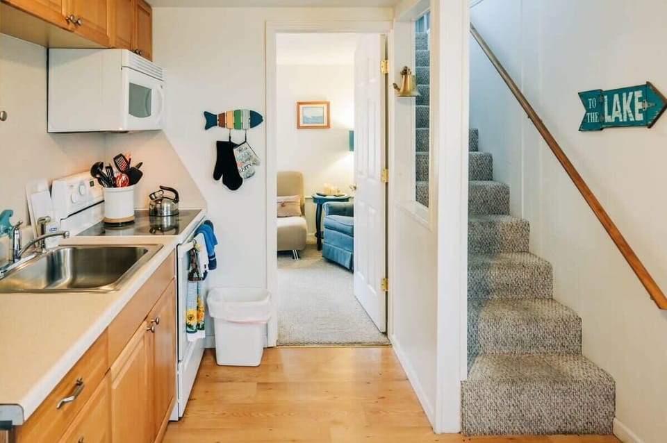 Galley style kitchen