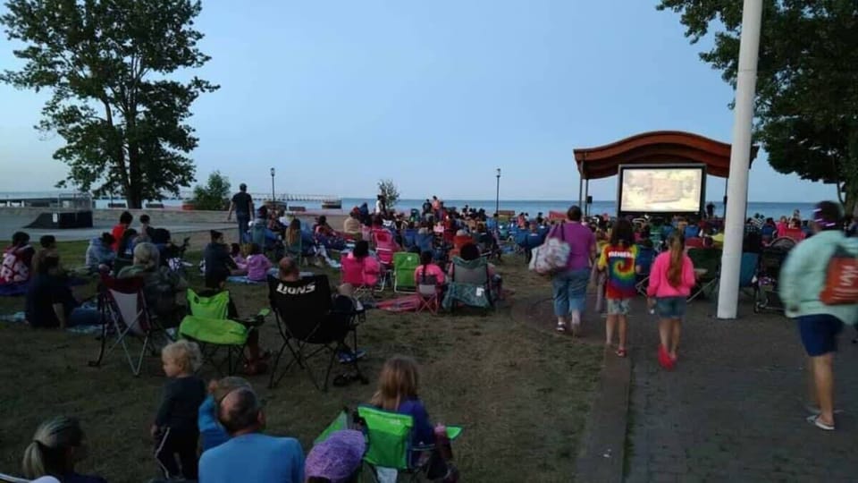 Every Wednesday night in July and August is family movie night at the pier!