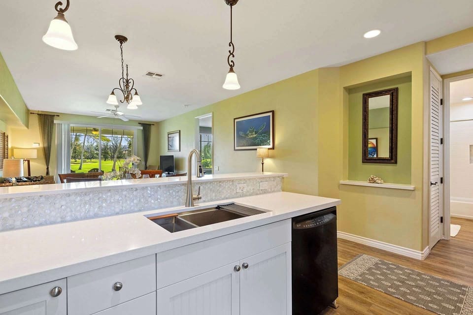 Condo, Multiple Beds, Patio, Golf View (Fairway Villas D5) | Private kitchen | Fridge, microwave, oven, stovetop