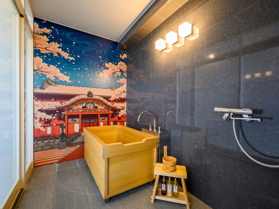 Room | Bathroom | Separate tub and shower, hair dryer, slippers, towels
