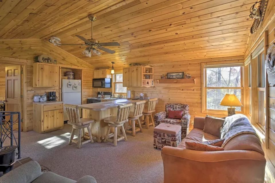 Kitchen and living room 