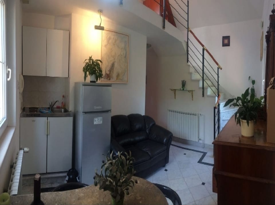 Studio (Studio Apartment) | Private kitchen | Fridge, stovetop, electric kettle, cookware/dishes/utensils