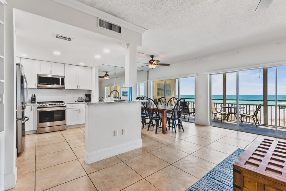 Open floor plan which allows for views from Kitchen, Dining and Living room