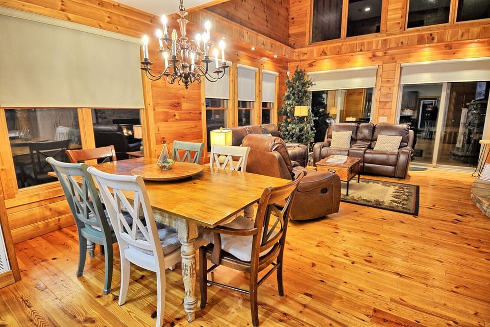 Dining Table and Open Floor Plan