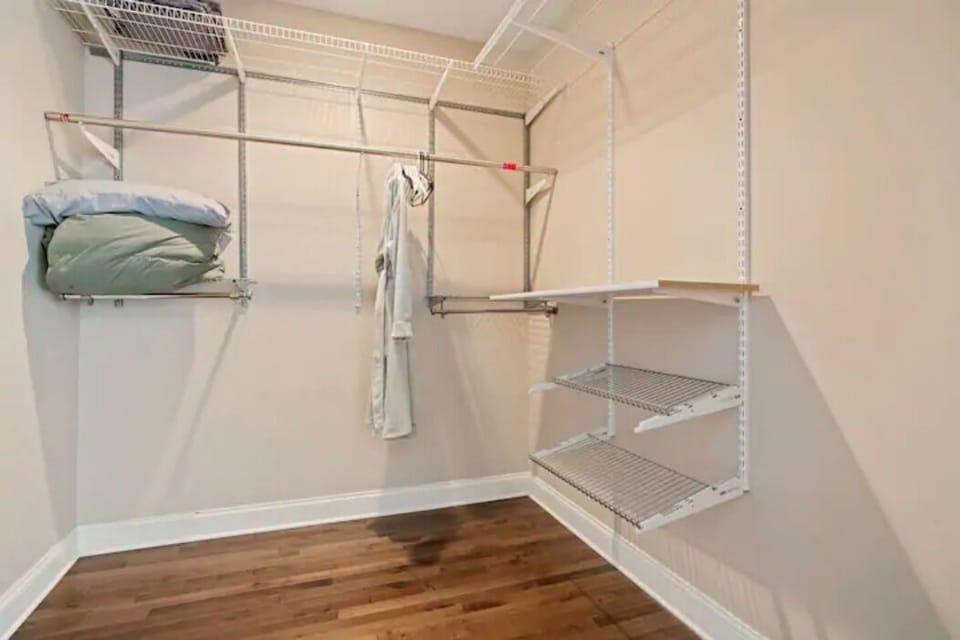 Master Closet (Extra pillows, blanket, room heater, Iron & Iron board)