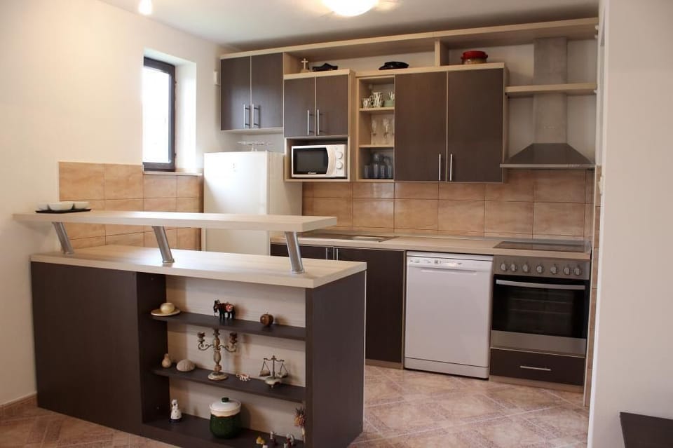 Apartment (Two Bedroom Apartment with Terrace) | Private kitchen | Fridge