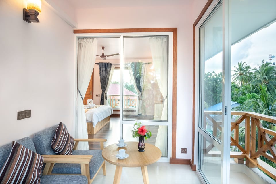 Deluxe Double Room with Balcony | Memory foam beds, minibar, in-room safe, individually decorated