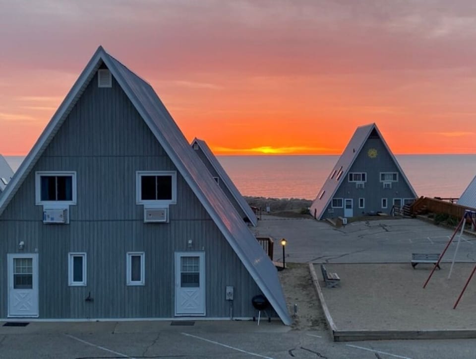 Beautiful sunsets right from the deck! 