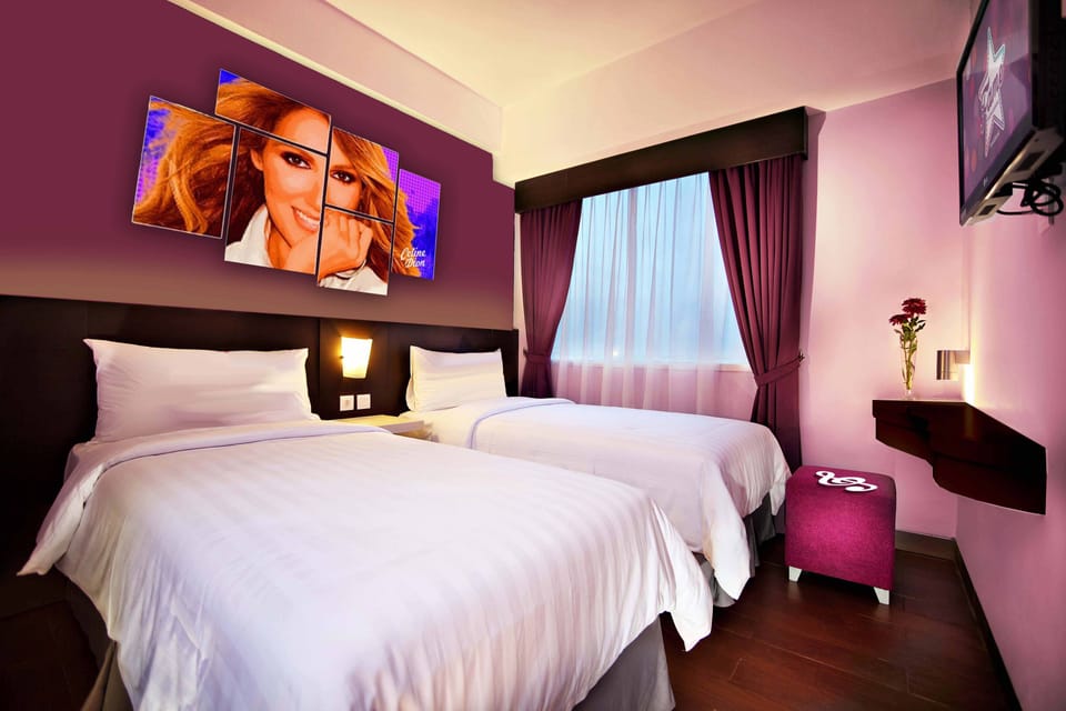 In-room safe, desk, laptop workspace, soundproofing