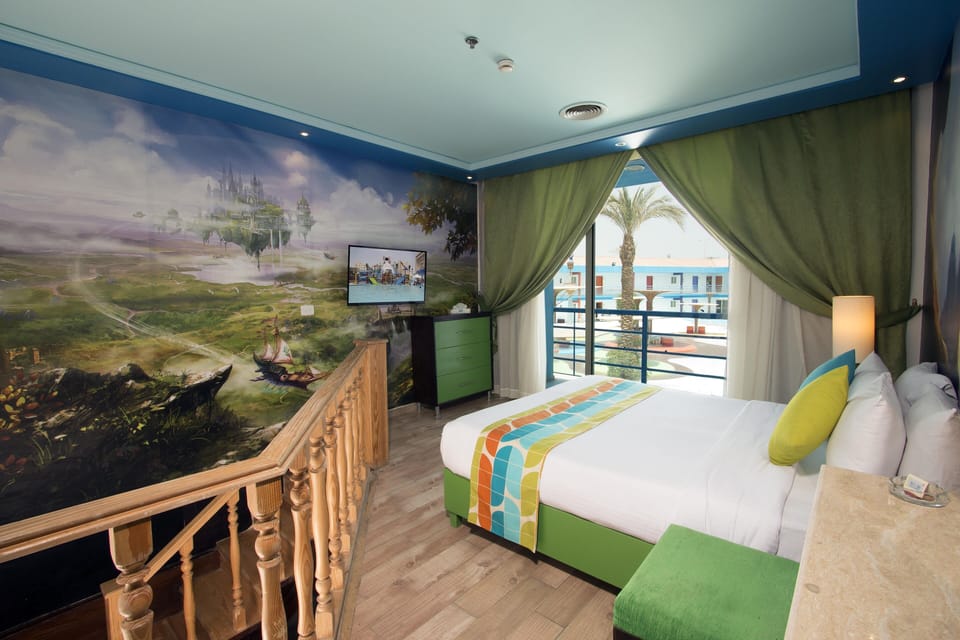 Family Duplex for Egyptians & Residents Only | Minibar, in-room safe, blackout drapes, rollaway beds