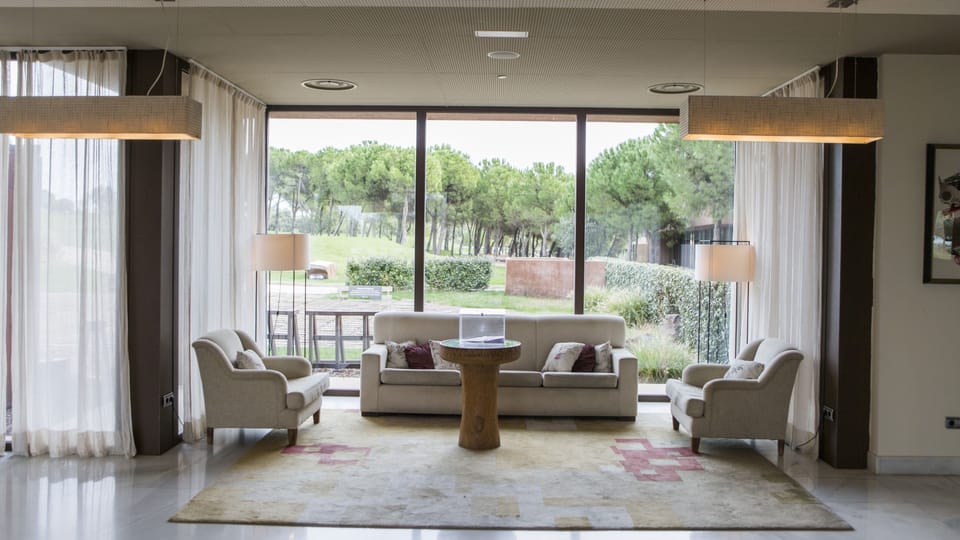 Lobby sitting area