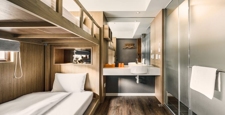 Bunk Bed Room  | In-room safe, soundproofing, free WiFi, bed sheets