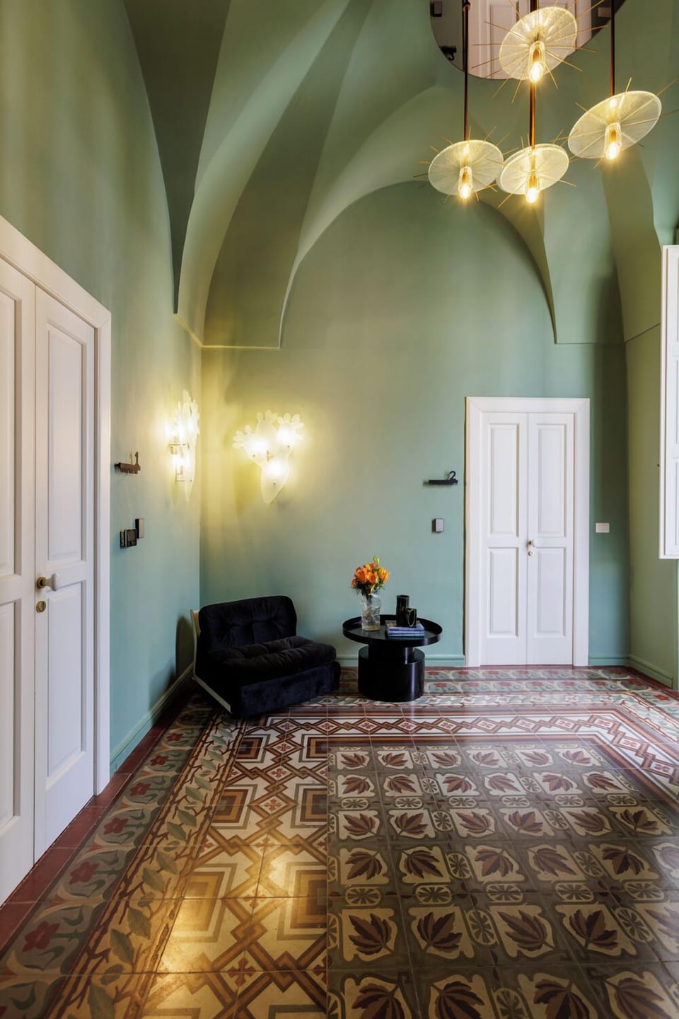 Interior entrance
