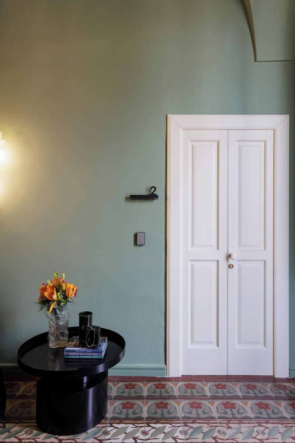 Interior entrance