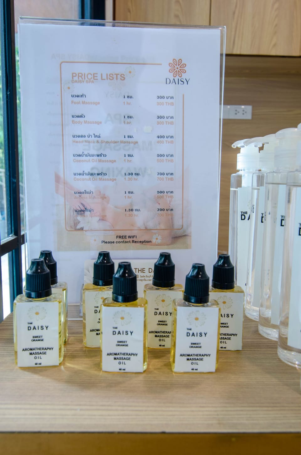 Thai massages, 3 treatment rooms