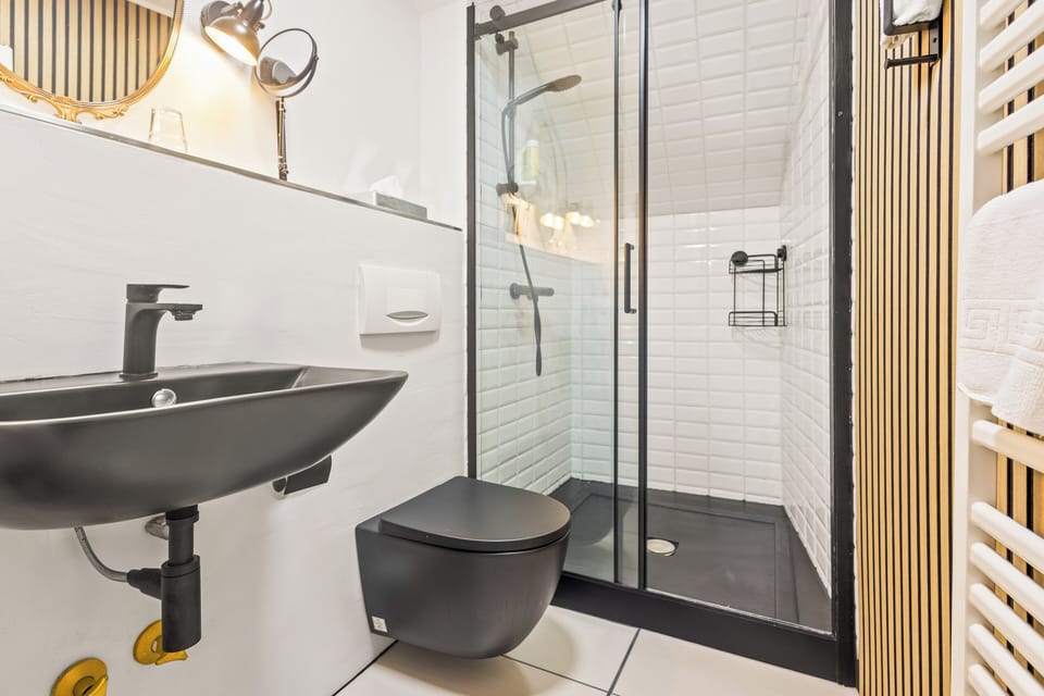 Classic Double Room | Bathroom | Shower, free toiletries, hair dryer, towels