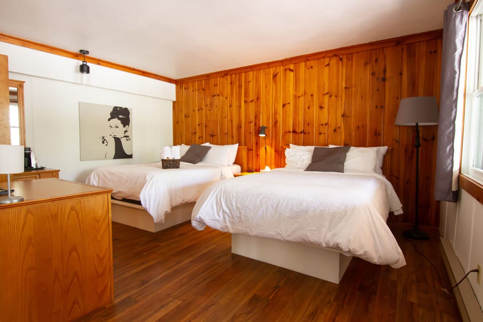 Standard Room, 2 Double Beds | Desk, free WiFi, bed sheets
