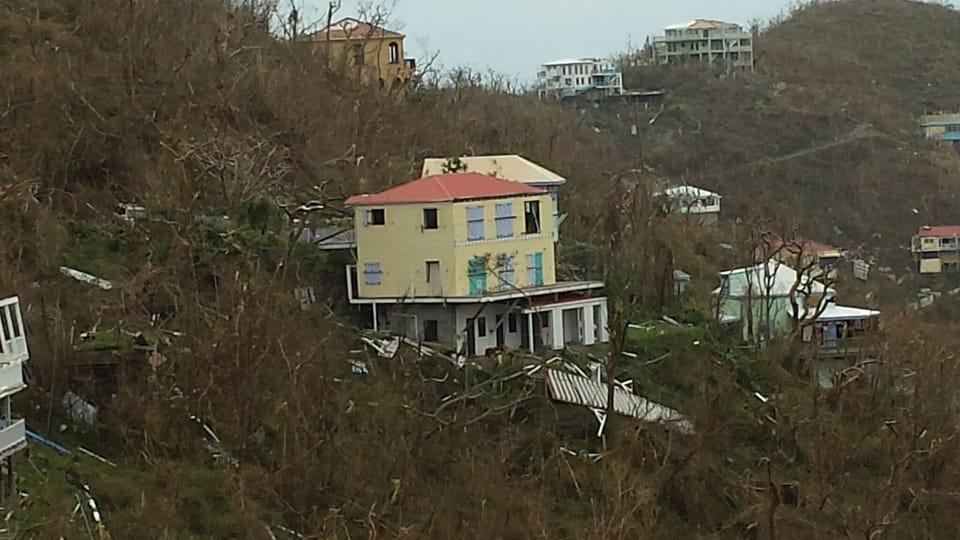 9 days after Hurricane Irma decimated 80% of the structures on St. John
