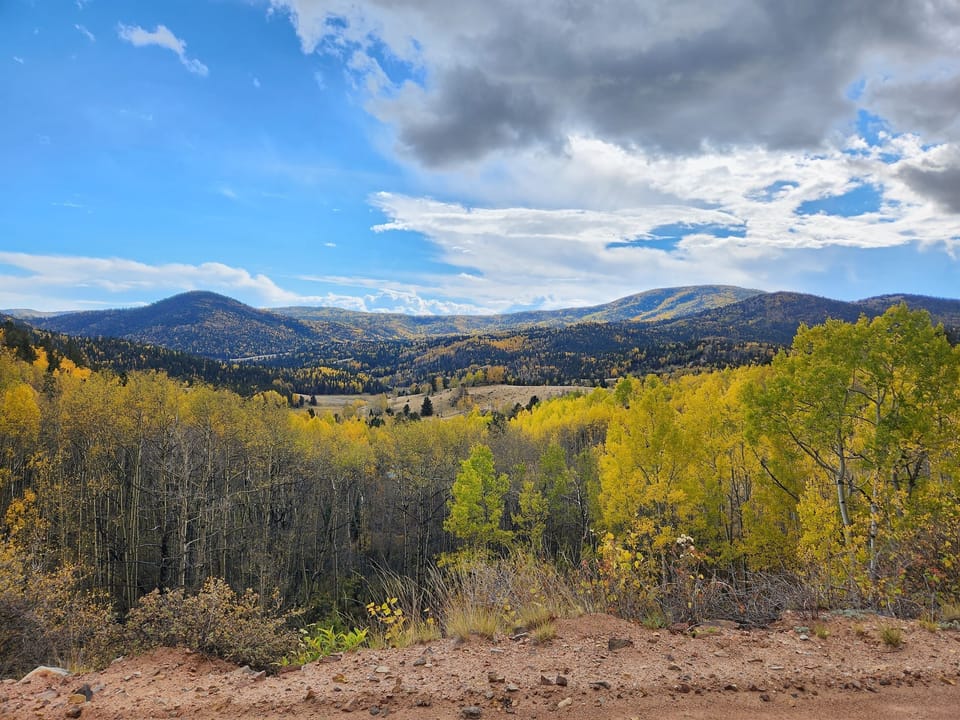Marvel over the fall color change in September and October.