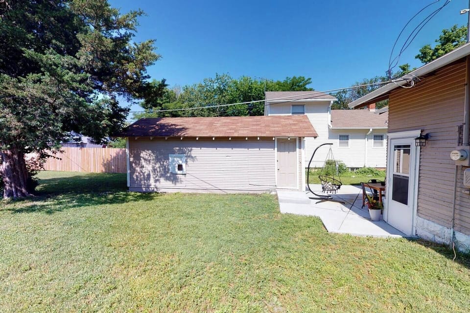Backyard (now fully fenced)