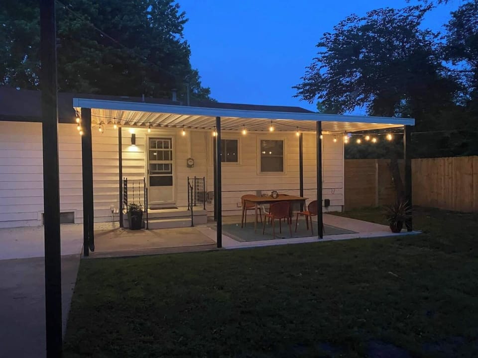 Back Patio at Night