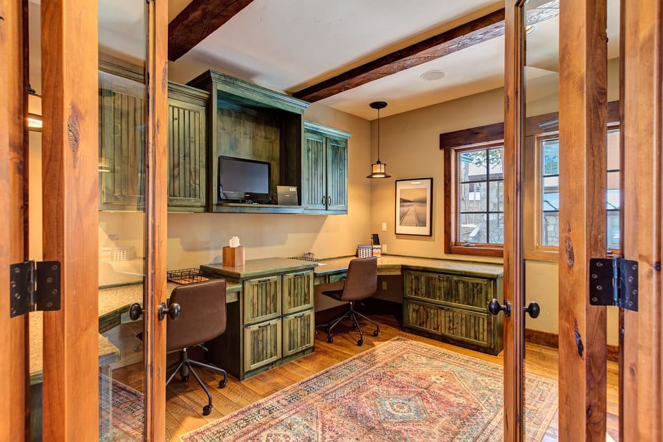 Office - on main level next to the powder room and kitchen