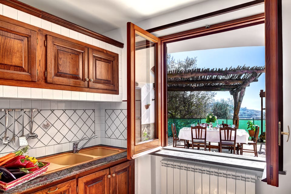 Villa | Private kitchen | Fridge, oven, stovetop, dishwasher