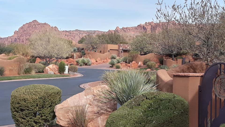 Street view in front of the house.