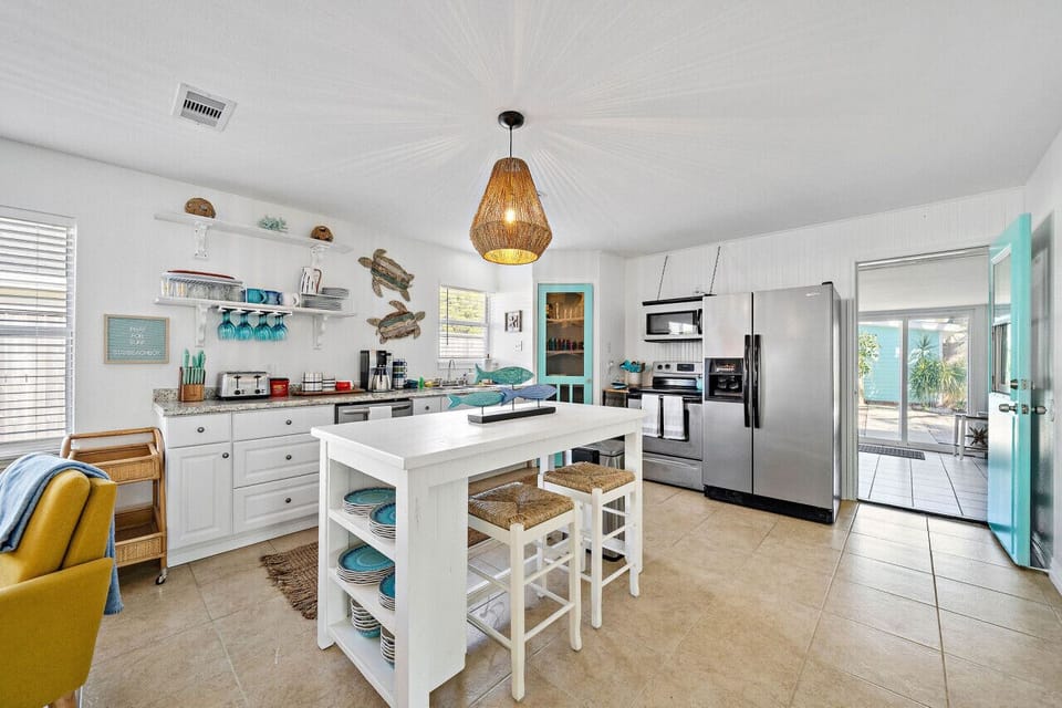 Whip up delicious meals in this charming kitchen