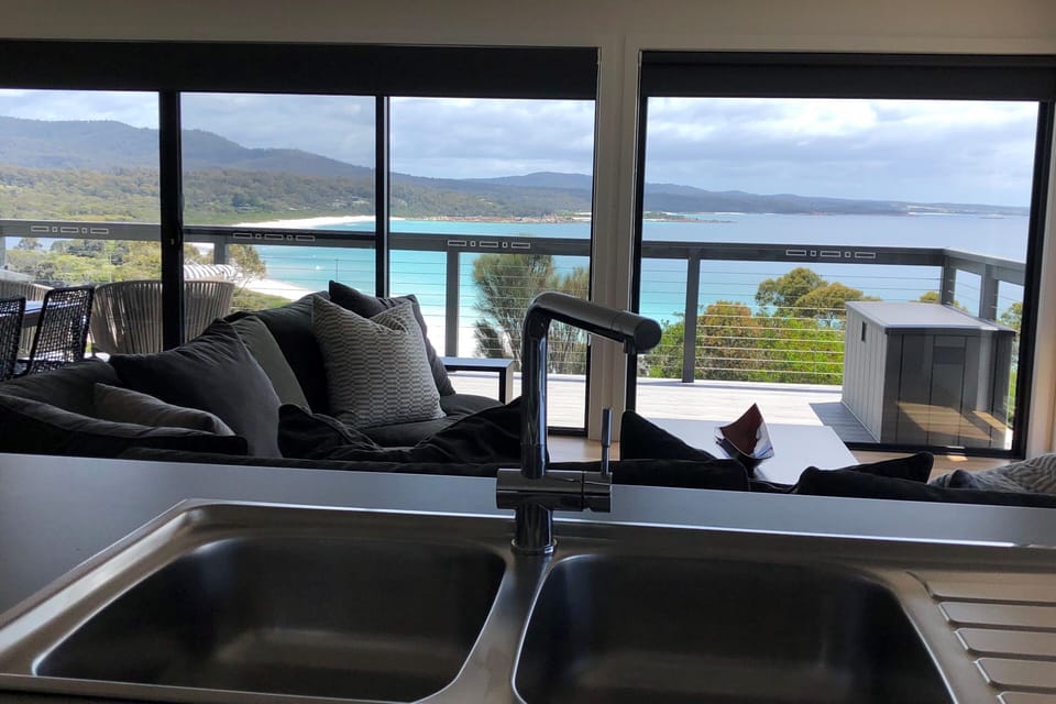 Even the kitchen sink has amazing views