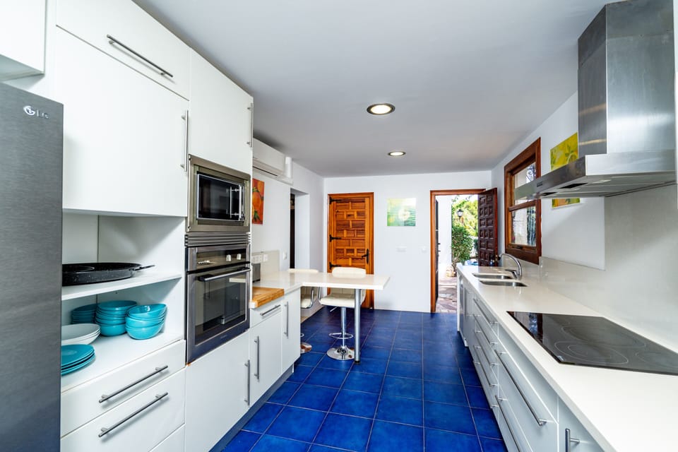Inside kitchen