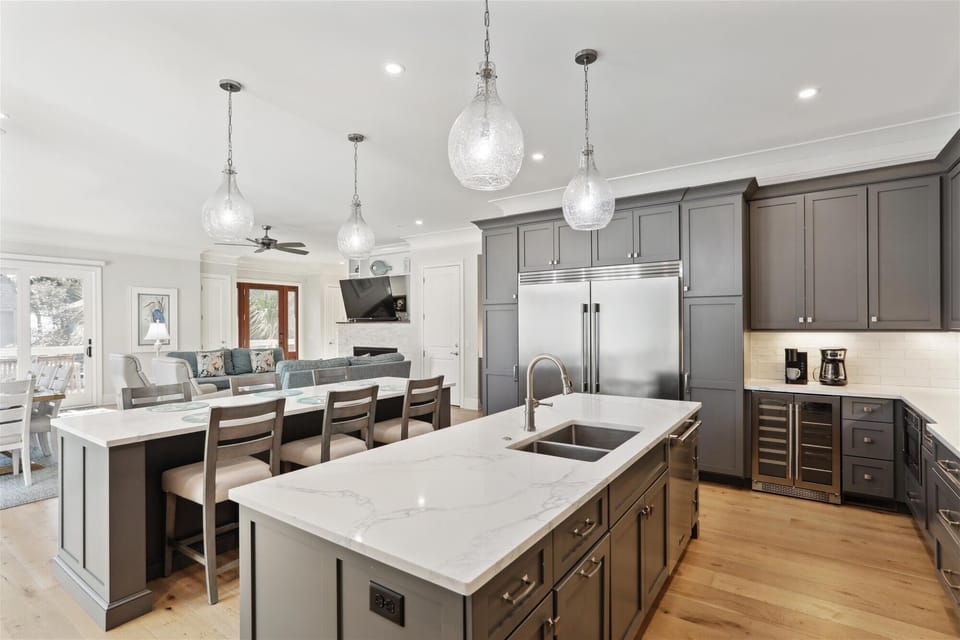 Gourmet Kitchen with Stainless Steel Appliances at 134 Dune Lane