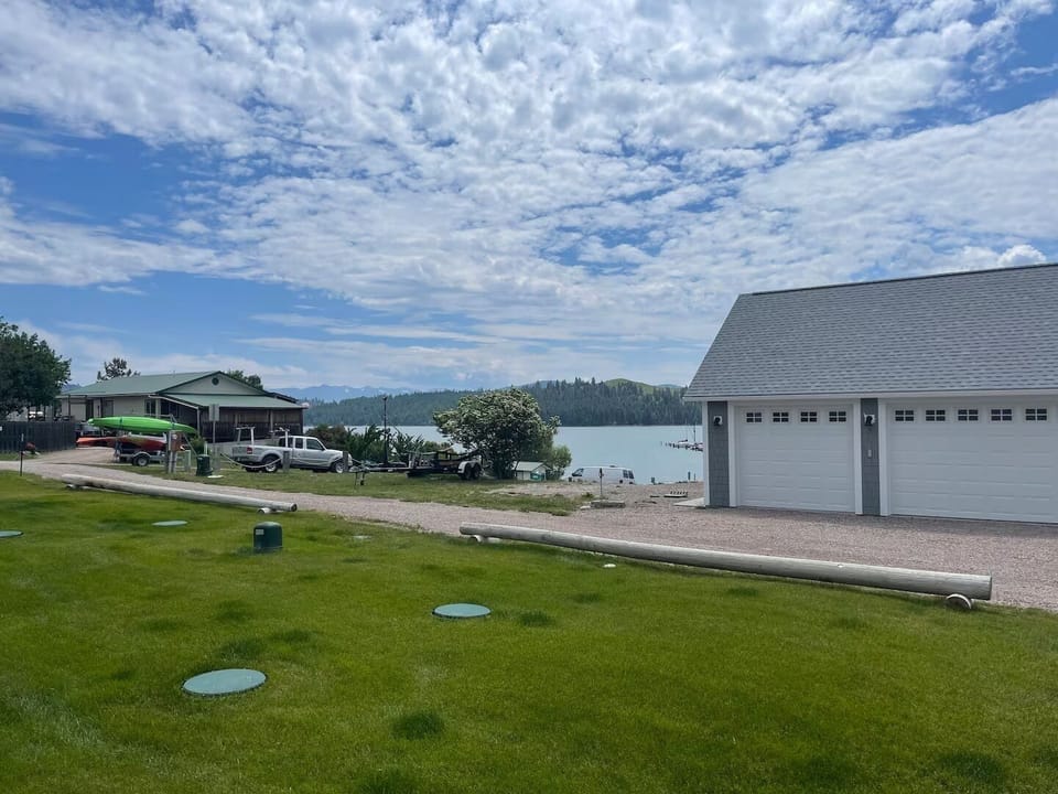 Unit 2 has partial water views due to newer garage completion. 