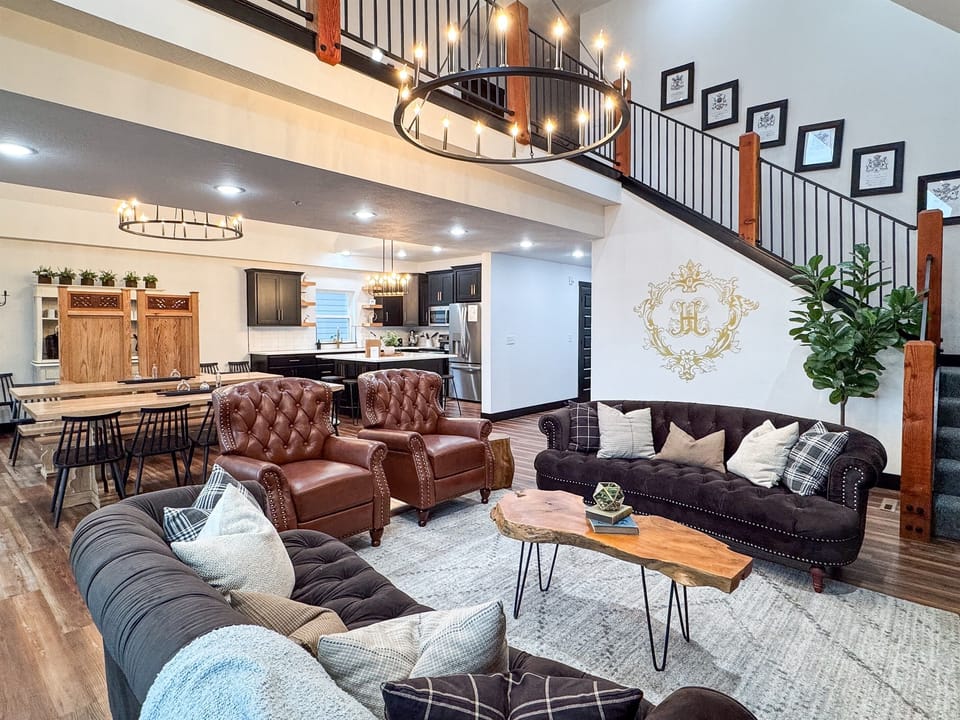 Great room with inviting seating and open concept