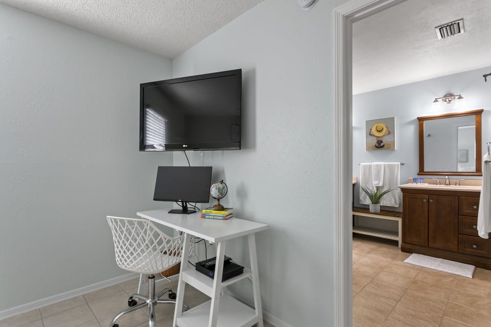 Working remotely?  This is the perfect place to get your work done!
