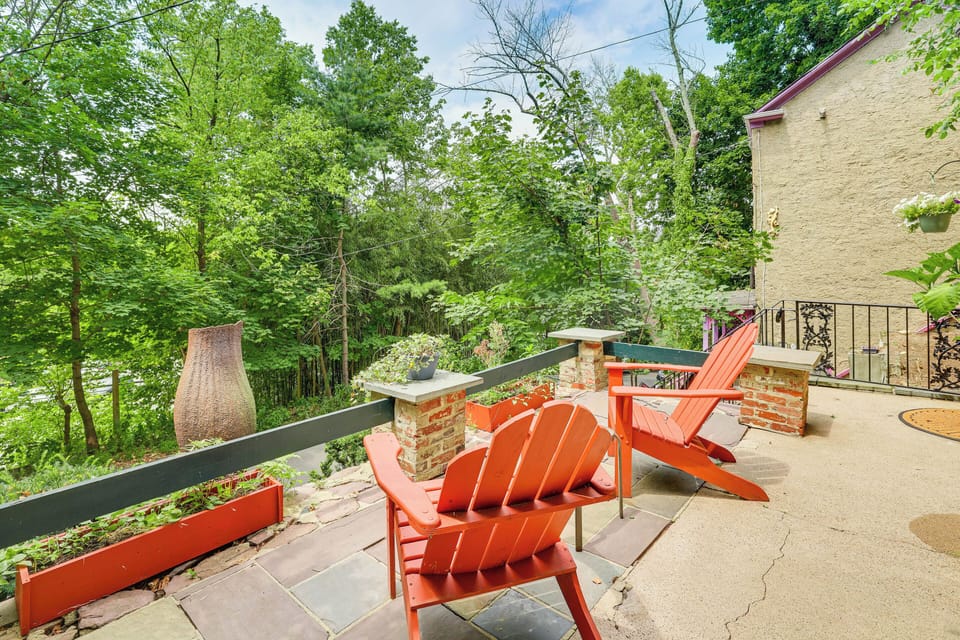 Exterior Space | Stairs Required