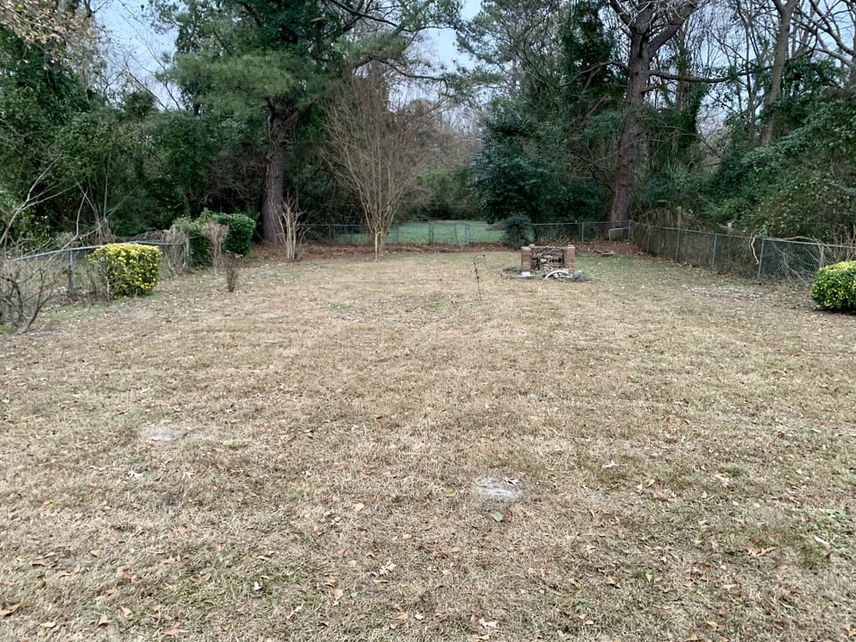 Private Backyard Area