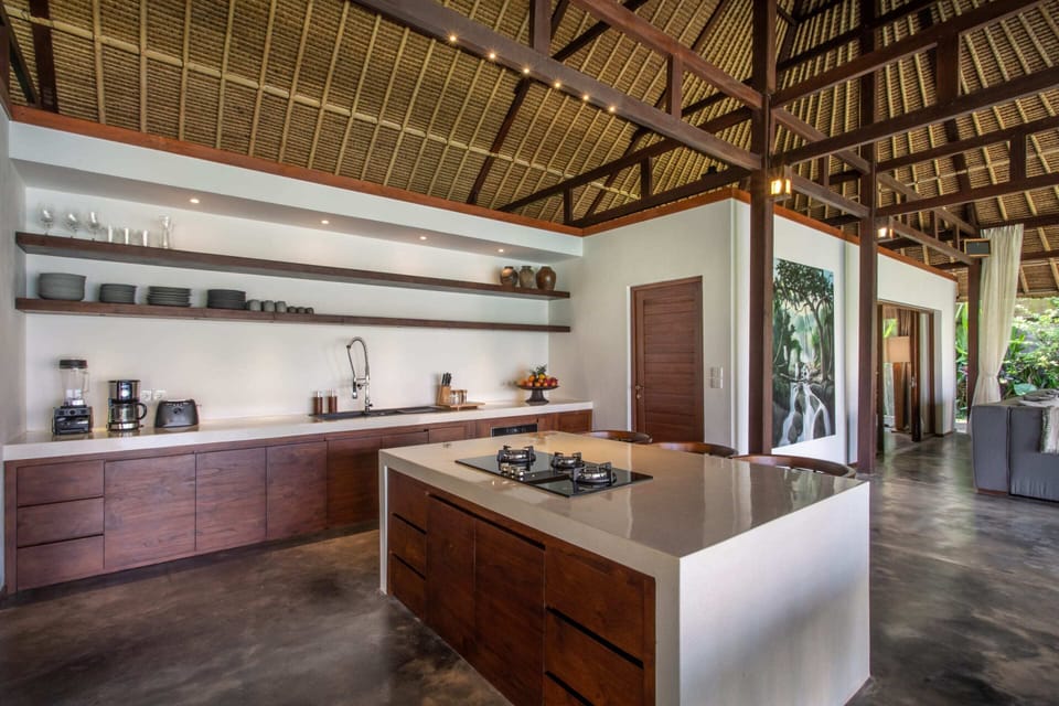 Villa, 3 Bedrooms, Smoking, Private Pool | Private kitchen | Microwave, coffee/tea maker, cookware/dishes/utensils