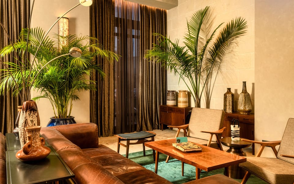 Lobby sitting area