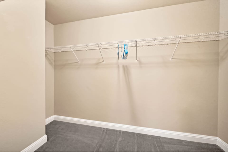 Primary bedroom large walk-in closet
