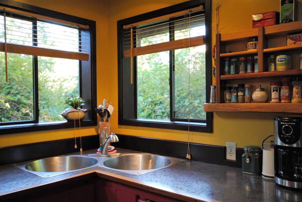 Bright, clean kitchen